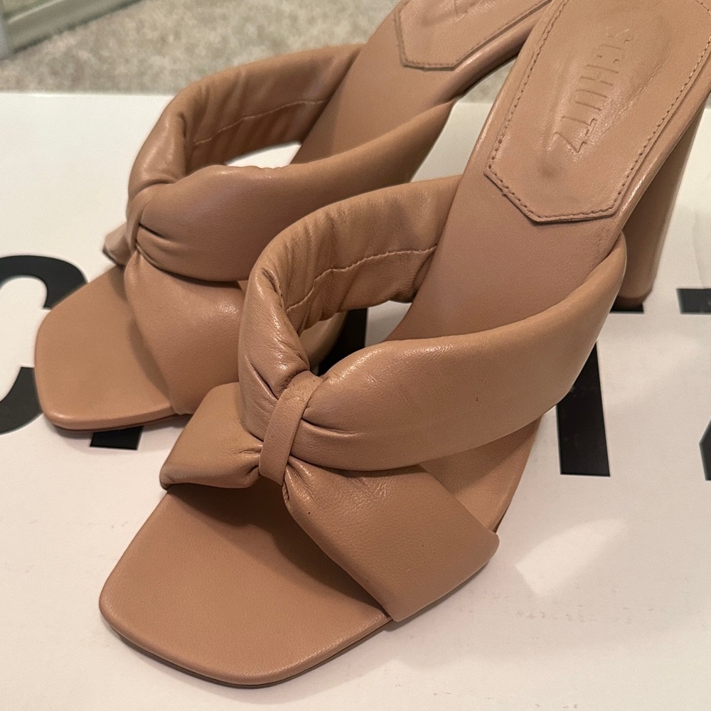 SCHUTZ Nude Heeled Sandals